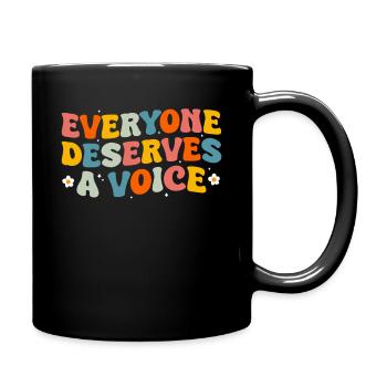Speech Therapist Speech Therapy Speech Therapy - Full Colour Mug - black - Right