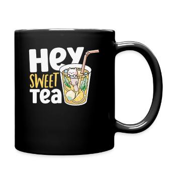 Thé sucré Thé glacé Hey Sweet Tea - Mug uni - noir - Droite