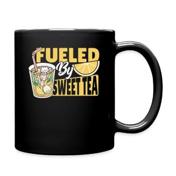 Thé sucré Thé glacé alimenté par du thé sucré - Mug uni - noir - Droite