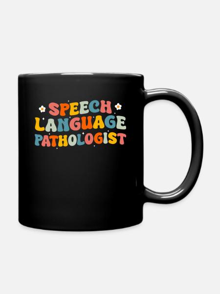 Logopäde Logopädie Sprachtherapie - Tasse einfarbig - Schwarz