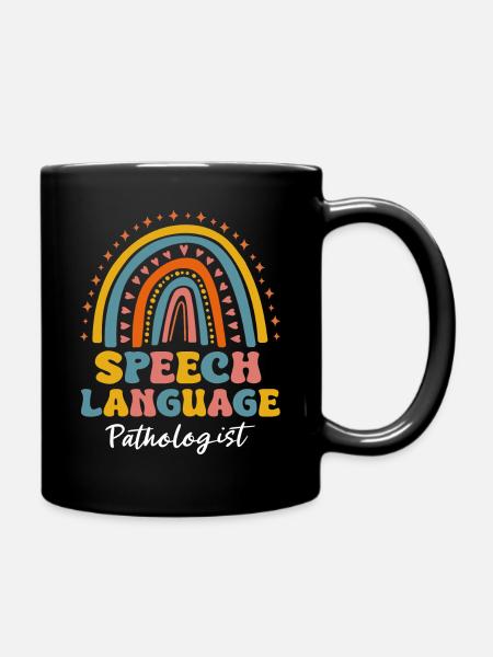 Logopäde Logopädie Sprachtherapie - Tasse einfarbig - Schwarz