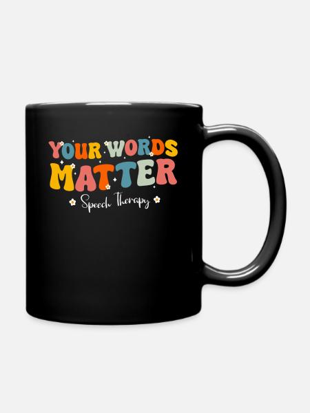 Logopäde Logopädie Sprachtherapie - Tasse einfarbig - Schwarz