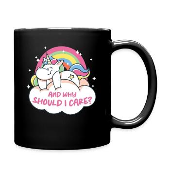 Lustig Sarkasmus sarkastischer Humor Ironie - Tasse einfarbig - Schwarz - Rechts