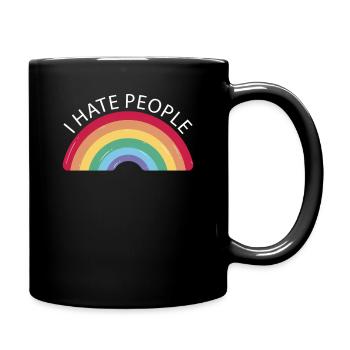 Drôle, sarcasme, humour sarcastique, ironie - Mug uni - noir - Droite