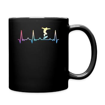 Skateboarding Skater Skateboard Skateboarder - Full Colour Mug - black - Right