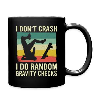 Skateboarding Skater Skateboard Skateboarder - Full Colour Mug - black - Right