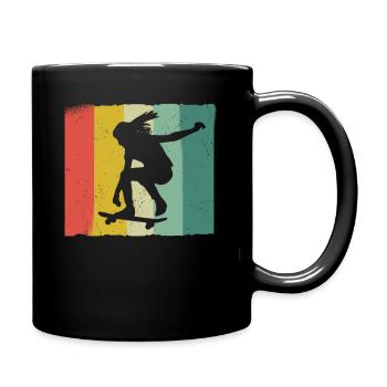 Skateboarding Skater Skateboard Skateboarder - Full Colour Mug - black - Right