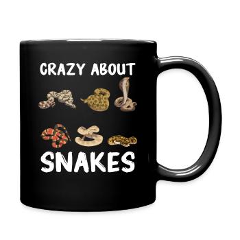 Snake, Snake, Animal - Full Colour Mug - black - Right