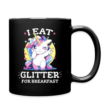 Licorne Licornes Conte de fées Magique - Mug uni - noir - Droite