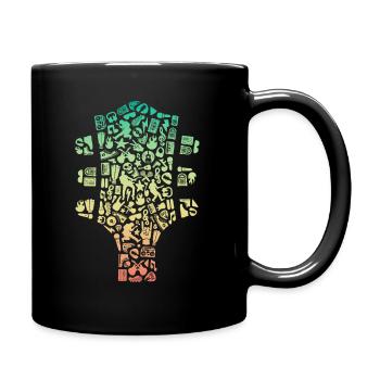 Bassist, Bass Guitarist, Bass Guitar, Bass Guitar - Full Colour Mug - black - Right