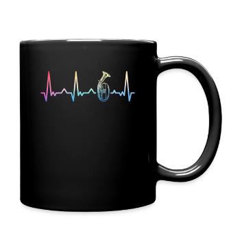 Bariton Instrument Baritone Musik - Tasse einfarbig - Schwarz - Rechts