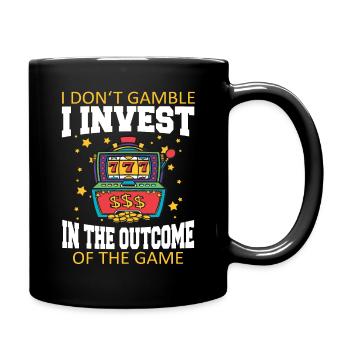 Casino Jeux de hasard Casino Las Vegas Joueurs - Mug uni - noir - Droite