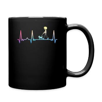 Dog Dogs Pet Funny Dog Owner - Full Colour Mug - black - Right