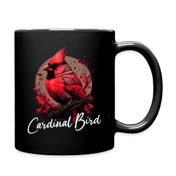 Cardinal Rouge Cardinal Oiseau Rouge Cardinal - Mug uni - noir - Droite