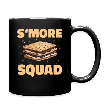 S'more Camping Smores Marshmallow Süßigkeiten - Tasse einfarbig - Schwarz - Rechts