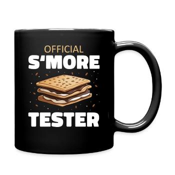 S'more Camping Smores Marshmallow Süßigkeiten - Tasse einfarbig - Schwarz - Rechts