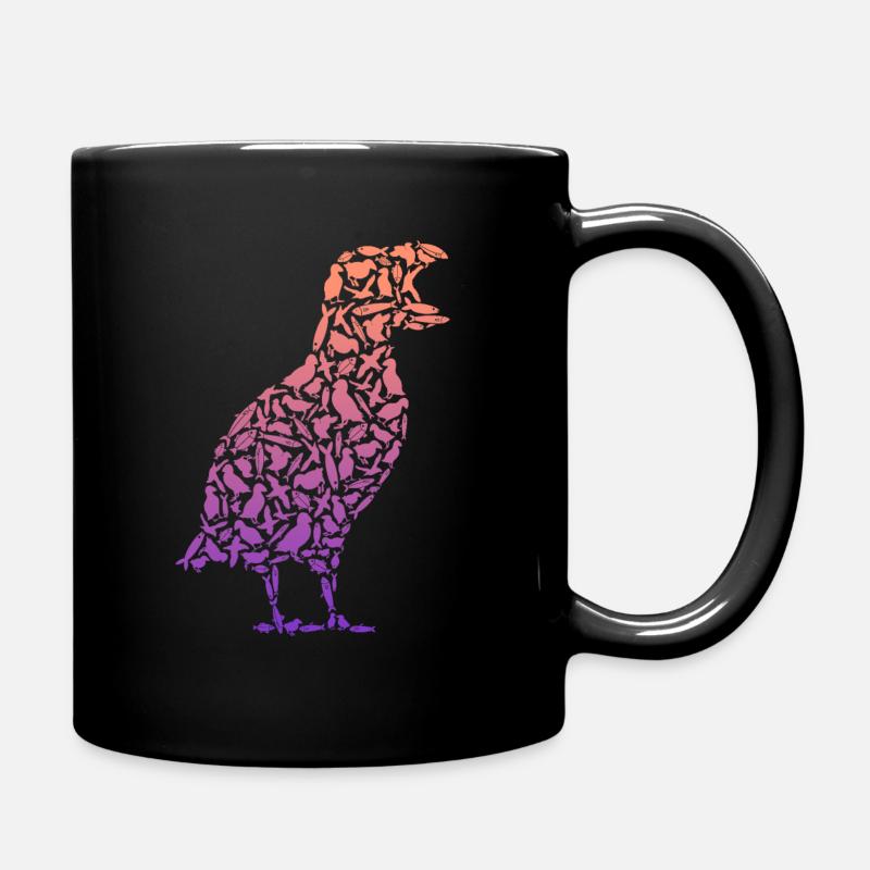 Puffin Papageientaucher Papageitaucher Mädchen - Tasse einfarbig - Schwarz