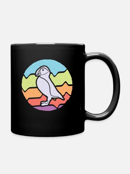 Macareux macareux macareux macareux macareux macareux - Mug uni - noir