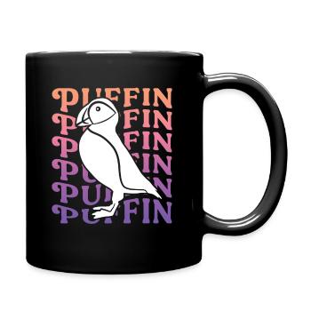 Puffin Puffin Ladies Puffin - Full Colour Mug - black - Right