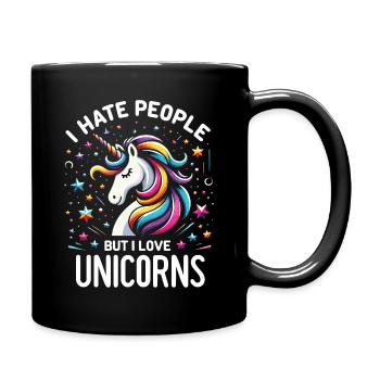 Licorne Licornes Conte de fées Magique - Mug uni - noir - Droite