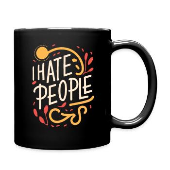 Drôle, sarcasme, humour sarcastique, ironie - Mug uni - noir - Droite