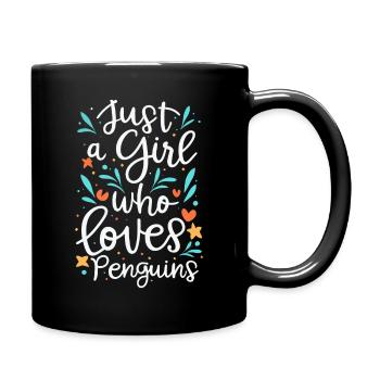 Penguin Penguin Animal - Full Colour Mug - black - Right