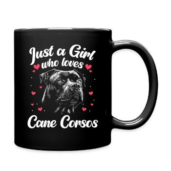Cane Corso Chien - Mug uni - noir - Droite