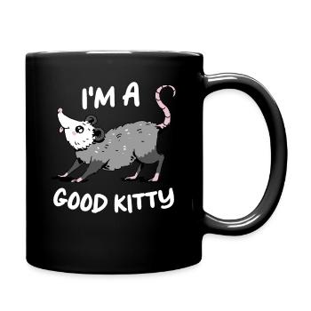 Opossum Possum Animal - Full Colour Mug - black - Right