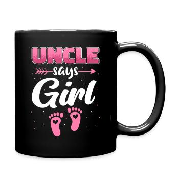 Uncle Fmilie Great-Uncle Uncle's - Full Colour Mug - black - Right