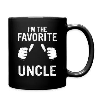 Uncle Fmilie Great-Uncle Uncle's - Full Colour Mug - black - Right
