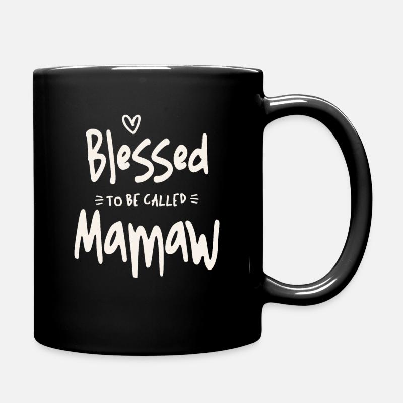 S’appeler Mamaw Drôle de grand-mère Noël - Mug uni - noir