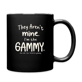 Ils ne sont pas les miens. Je suis le Gammy - Mug uni - noir - Droite