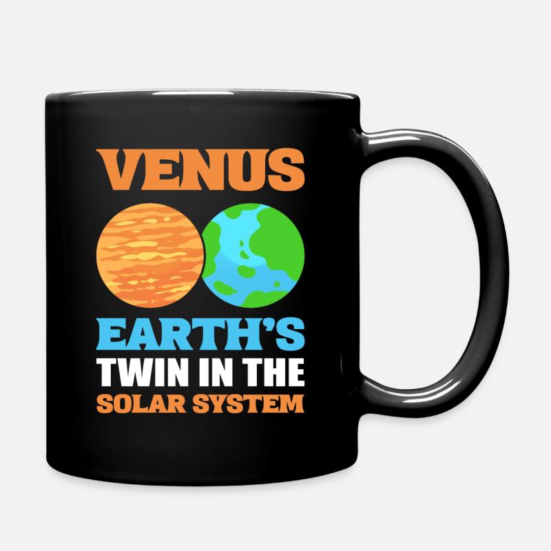 Planet Venus Earth's Twin In The Solar System - Tasse einfarbig - Schwarz