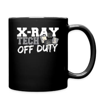 X-Ray Tech Off Duty X-Ray Technologist - Full Colour Mug - black - Right