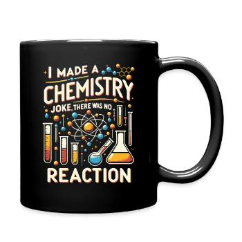 Chemiker Chemie Wissenschaft Atom Molecule - Tasse einfarbig - Schwarz - Rechts