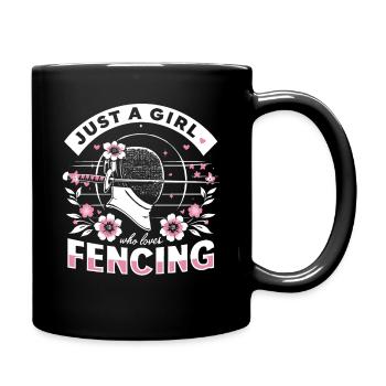 Fencing Fencers - Full Colour Mug - black - Right