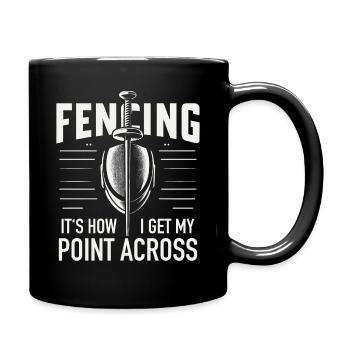 Escrimeur - Mug uni - noir - Droite