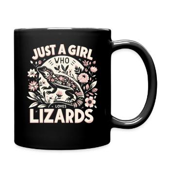 Lézard Reptile Lézards Animal - Mug uni - noir - Droite