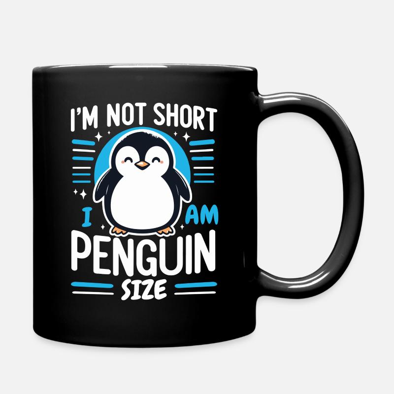 Pinguin Pinguine Tier - Tasse einfarbig - Schwarz