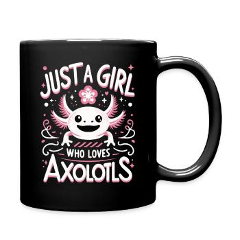 Poisson axolotl - Mug uni - noir - Droite