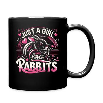 Lapin, Lapin, Animal, Animal De Compagnie, Lapins - Mug uni - noir - Droite