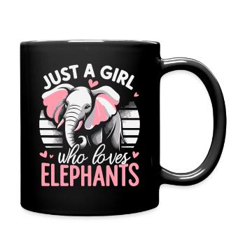 Éléphant Animal Éléphant Zoo - Mug uni - noir - Droite