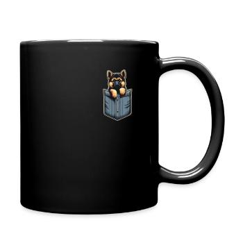 Berger Allemand Malinois - Mug uni - noir - Droite