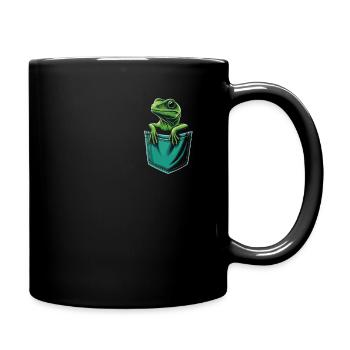 Lézard Reptile Lézards Animal - Mug uni - noir - Droite