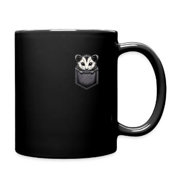 Opossum Possum Animal - Full Colour Mug - black - Right