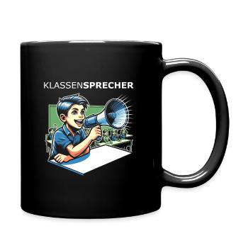 Klassensprecher - Tasse einfarbig - Schwarz - Rechts