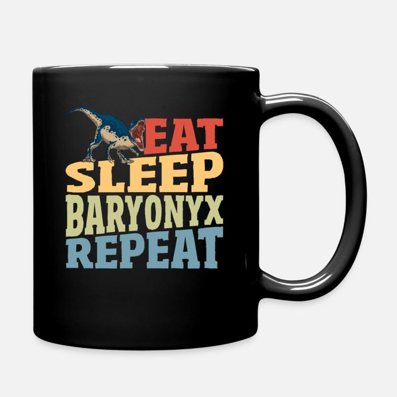 Dinosaurier Baryonyx Dinosaurier-Liebhaber - Tasse einfarbig - Schwarz