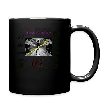 Yes Daddy Design - Tasse einfarbig - Schwarz - Rechts