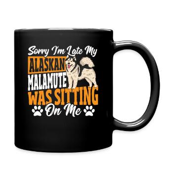 Amoureux du Malamute d’Alaska Race de Malamute d’Alaska - Mug uni - noir - Droite