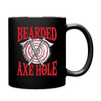 Axe Logger Axtwerfen Lover Tomahawk Jeu de lancer - Mug uni - noir - Droite